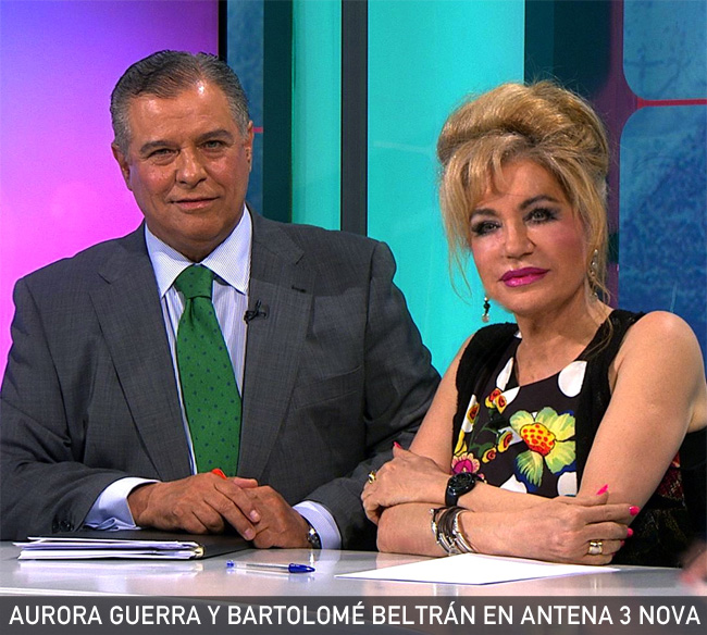 Aurora Guerra con Bartolom Beltrn en Antena 3 NOVA