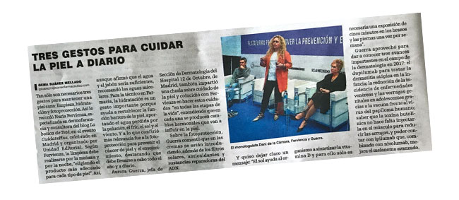 Aurora Guerra en Diario Mdico