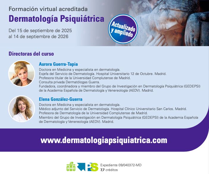 Segunda edición del Curso de Dermatología Psiquiátrica DERPSI-2 Segunda edición del Curso de Dermatología Psiquiátrica DERPSI-2